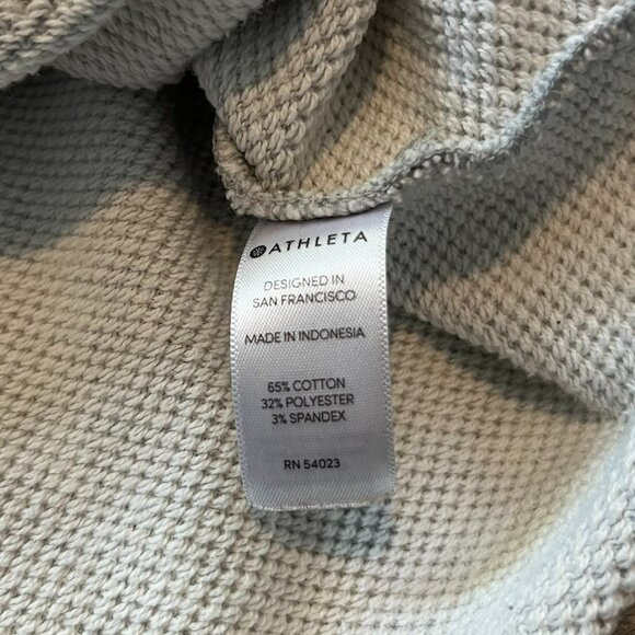 Athleta Swing French Terry Pullover Sweatshirt Hoodie, Light Gray, Large - Picture 8 of 10